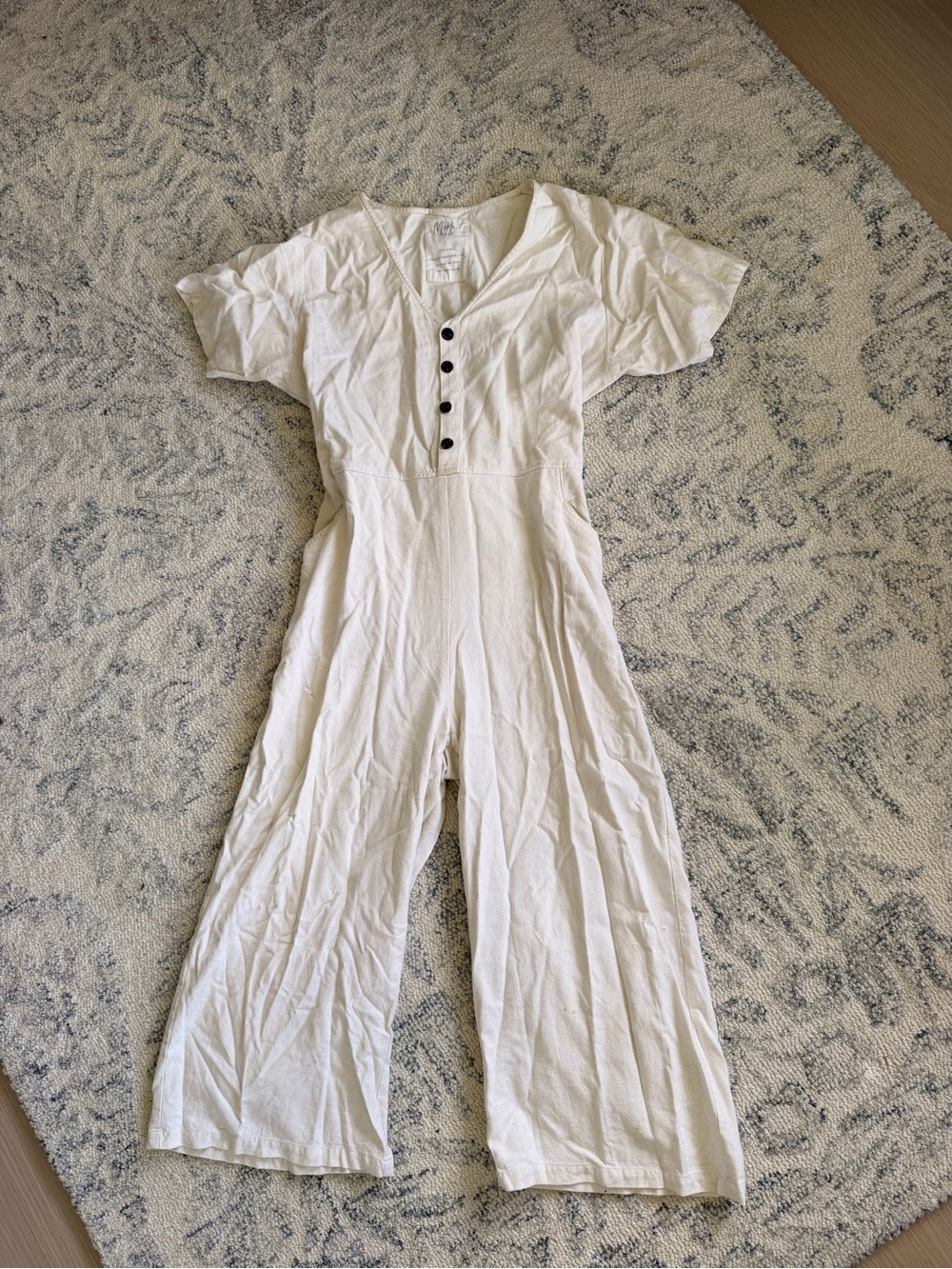Indigo Luna Mokki Collection Linen jumpsuit